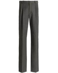 Balmain - Cotton Twill Trousers - Lyst