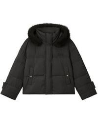 Izzue - Faux-Fur Trim Padded Jacket - Lyst