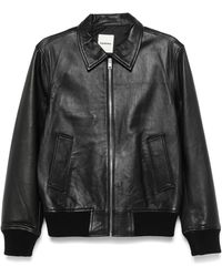 Sandro - レザージャケット - Lyst