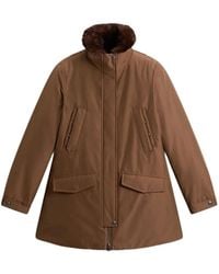 Woolrich - Erie Faux-Fur Trim Parka - Lyst
