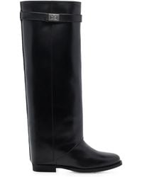 Via Roma 15 - Padlock-Detail Knee-High Boots - Lyst
