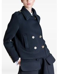 Psophia - Double-Breasted Buttoned Jacket - Lyst
