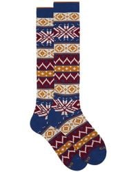 Gallo - Fair Isle-Pattern Socks - Lyst