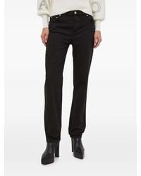 Trussardi - Jean Droit À Patch Logo - Lyst