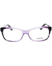 Guess - Rectangle-Frame Glasses - Lyst