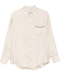Antonelli - Beaded-Trim Pocket Shirt - Lyst