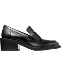 Jimmy Choo - 50Mm Tylor Leather Block-Heel Loafers - Lyst
