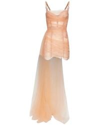 Maria Lucia Hohan - Elsinora Ruched Lace-Trimmed Mini Dress - Lyst