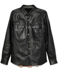 メンズ Rick Owens Alice Strobe レザージャケット ブラック | Lyst