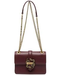Just Cavalli - Sac Porté Épaule À Plaque Serpent - Lyst