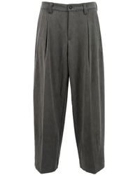 Officina 36 - Pleated-Detail Tailored Trousers - Lyst
