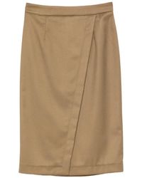 Manuel Ritz - Zip-Fastening Midi Skirt - Lyst