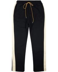 Rhude - Side-Stripe Straight-Leg Track Pants - Lyst