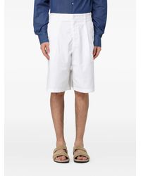 Giorgio Armani - Pleated-Front Shorts - Lyst