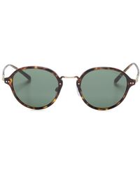 Giorgio Armani - Havana Round-frame Sunglasses - Lyst