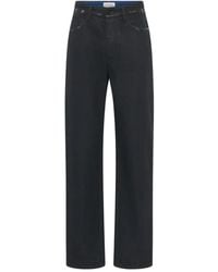 Marine Serre - Moon Waxed Jeans - Lyst
