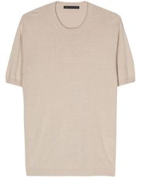 Low Brand - Fine-knit T-shirt - Lyst