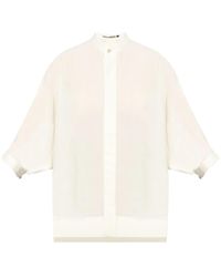 Issey Miyake - Top Met Ronde Kraag - Lyst