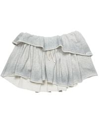 Acne Studios - Drawstring Mini Skirt - Lyst