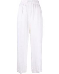 Peserico - Cropped-Hose Mit Weitem Bein - Lyst