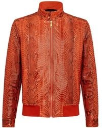 Billionaire - Leren Bomberjack - Lyst