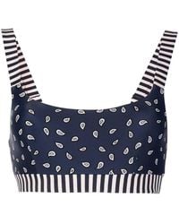 The Upside - Nina Paisley-Print Sports Bra - Lyst