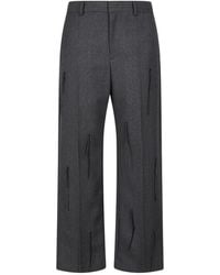 JNBY - Fringe Straight-Leg Trousers - Lyst