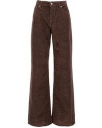 Haikure - Pantaloni A Coste Con Applicazione - Lyst