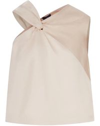 Soeur - Blouse Luciana À Une Épaule Et Détail De Nœud - Lyst