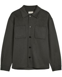 FRAME - Trucker Wool Overshirt - Lyst