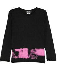 COMME DES GARÇON BLACK - Pull À Imprimé Graphique - Lyst