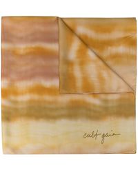 Cult Gaia - Écharpe Gaias en soie à imprimé tie dye - Lyst