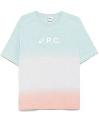 A.P.C. - X Asics Wind T-Shirt - Lyst