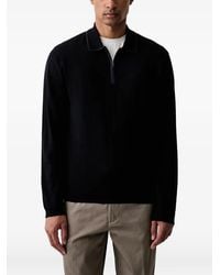 Emporio Armani - Travel Essential Smooth Wool Polo-Collar Sweater - Lyst