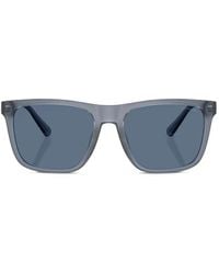 COACH - C Hardware Textured Square-Frame Sunglasses - Lyst