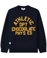 Chocoolate - Intarsia-Knit Logo-Patch Sweater - Lyst
