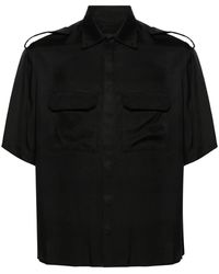 Neil Barrett - Epaulettes Short-Sleeve Shirt - Lyst