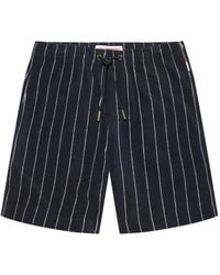 Orlebar Brown - Trevone Striped Towelling Shorts - Lyst
