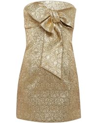 DSquared² - Fame Bow Mini Dress - Lyst
