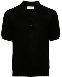Laneus - Knitted Cotton Polo Shirt - Lyst