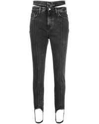 ANDREADAMO - Cut-out Skinny Jeans - Lyst