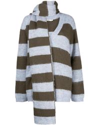 B+ AB - Pull Rayé À Col V - Lyst