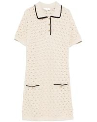 FRAME - Vestido midi de punto flojo - Lyst