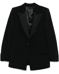 Marina Rinaldi - Shawl-Lapel Single-Breasted Jacket - Lyst