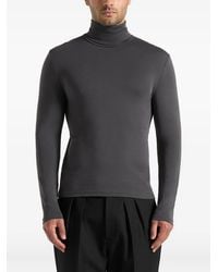 Manière De Voir - Ts006 Long-Sleeve Roll-Neck Top - Lyst