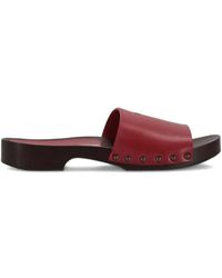 LA ROSE - Leather Sandals - Lyst