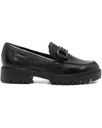 Tamaris - 40Mm Chain-Detail Platform Loafers - Lyst