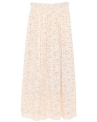 Zimmermann - Maxi-Rok Met Bloemenkant - Lyst