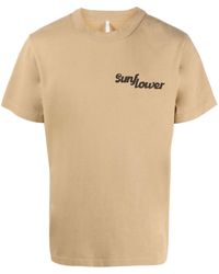 sunflower - Logo-print Organic-cotton T-shirt - Lyst