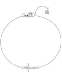 Mateo - Cross Diamonds Bracelet - Lyst